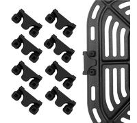 NIYATA 8PCS Air Fryer Rubber Bumpers for Instant Vortex Plus Air Fryer,Air Fryer Accessories,Air Fryer Gasket,Rubber Feet for Air Fryer Tray,Fryer Silicone Bumper Replacement Parts