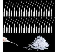 NIYATA Glue Micro Tips, Plastic Glue Applicator Tips, Super Glue Syringe, Glue Extender, Precision Pipettes Dropper for Laboratory, Crafting, Model Making, Pack of 300