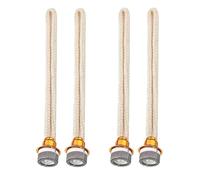 NIYATA Pack of 4 Gold Wick for Lamp Berger, Oil Lamp Wick Replacement, Air Control Catalytic Burner, Aromatherapy Home Decoration