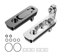 NIYATA Sealing Rings for Zippo Inserts Set of 2 | For regular and 1941 liners, 2 cotton felt pads, 8 O-rings, silver & black, spare parts for the inner tank seal