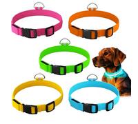 NIYMETOMY Light Up Dog Collar, LED Dog Collar for Night, Green, Medium Dogs, Polyester, Flashing Modes, Rechargeable, Anti-Strangulation, Durable