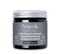 Niyok® 2 in 1 Deo ohne Aluminium Antitranspirant Deocreme Deodorant Creme | Damen | Herren gegen starkes Schwitzen aluminiumfrei - Oriental wood - 40ml