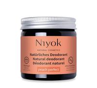 Niyok Deodorant Cream 2in1 Peach, 40ml - Natural, Vegan, Aluminium-free Body Deodorant