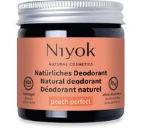 Niyok Deodorant Cream 2in1 Peach, 40ml - Natural, Vegan, Aluminium-free Body Deodorant