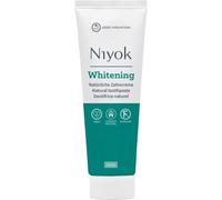Niyok® Whitening Toothpaste "Mint" (75 ml) • Remineralising Toothpaste for White Teeth • Natural Care & Freshness • Plastic Reduced Tube • No Fluoride & Vegan