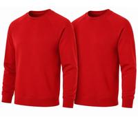 NIYS Kids Fleece Sweatshirt Unisex Crew Neck Jumper | Boys Girls Warm Poly Cotton Knitted Full Sleeve Activewear Top (Age 2-18 Years)