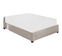 NIYS Luxury Bedding 100% Brushed Cotton Flannelette 40CM/16 Extra Deep Fitted Sheets in 12 Colours (Single, White)