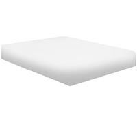 NIYS Luxury Bedding 100% Egyptian Cotton 40CM/16 Extra Deep Fitted Sheets (White, Single)