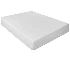 NIYS Luxury Bedding Pack of 2 Cotton Cot Bed Fitted sheets available in 14 colours (White)