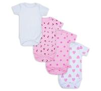 NIYS Unisex Bodysuits Shortsleeved Comfortable Soft 100% Cotton Vests for 0 to 24 Months Baby Boys and Girls (Colour 9, 0-3M)