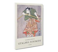 Nizaemon In Ceremonial Robes By Utagawa Toyokuni Canvas Print | Gallery Wrapped 30mm Frame Wall Art | 20x14 inches | Ready to Hang | Asian Picture | Living Room Bedroom Lounge Office