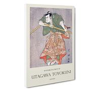 Nizaemon in Ceremonial Robes Utagawa Toyokuni Canvas Print | Gallery Wrapped 30mm Frame Wall Art | 30x20 inches | Ready to Hang | Asian Picture | Living Room Bedroom Lounge Office