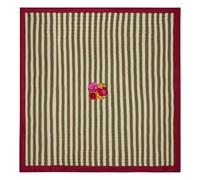 Nizam Stripes bedspread Green one size