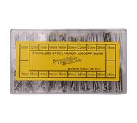 NIZEAMI 1 Box Watchmaker Tool Set Kits Watch Strap Screws Assortment Tube Friction Pin Clasps Straps Bracelets Rivet Ends 10 mm - 28 mm