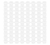 NIZEAMI 100 Pcs Empty Paint Strips 800 Pots With Lids - Clear Containers for Arts and Crafts, 3ml/ 0.1oz