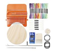 NIZEAMI 14 Hooks Darning DIY Weaving Repair Tool Complete Darning Set for Beginners for Quick Repair of Jeans, Socks and Patterns