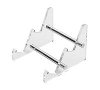 NIZEAMI 2-Tier Clear Acrylic Tablet Stand Gaming Keyboard Stands Mechanical Keyboard Display Stand