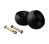NIZEAMI 2PCs Deck Wheels 5inch Deck Wheels and Axle Bolts for/Ride on Mowers Garden Machine