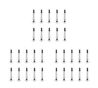 NIZEAMI 30PCS Universal Stylus Pen Transparent Disc Capacitive Screen Touch Pen Replacement Tip Drawing Writing Nib Pencil Head