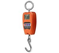 NIZEAMI Mini Crane Scale Weighing Digital Industrial Hanging Scale 200Kg/441Lb Heavy Duty Hanging Hook Scales Orange
