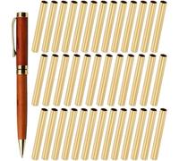 NIZEAMI Slimline Pen Tubes Pen 7mm OD X 0.5mm Wall Thickness 52mm Length Seamless Round Tubes for Crafts DIY Pen Making