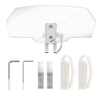 NIZEAMI Universal Motorbike Windshield Deflectors Motorcycle Adjustable Wind Screen Extension Windshield Spoiler