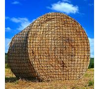 NizHome 7 * 7FT Round Bale Hay Net, Heavy Duty Hay Nets for Horses Slow Feed
