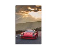 NIZIEE Supercar Poster for Ferrari F40 Sports Car Decorative Painting Canvas Poster 16x24inch(40x60cm)