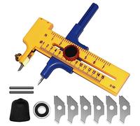 Nizirioo Adjustable precision circle cutter: compass circle cutter, paper cutter, measuring 10 mm - 150 mm for cutting leather paper card