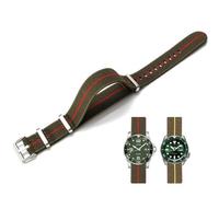 Niziruoup Elastic Nylon Watch Strap 18mm 20mm 22mm Military Nato Style One-Piece Military Nylon Parachute Watch Band Replacement Band Strap Elastic Nylon Watchbands for Men Women