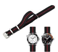 Niziruoup Elastic Nylon Watch Strap 18mm 20mm 22mm Military Nato Style One-Piece Military Nylon Parachute Watch Band Replacement Band Strap Elastic Nylon Watchbands for Men Women