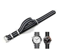 Niziruoup Elastic Nylon Watch Strap 18mm 20mm 22mm Military NATO Style One-Piece Military Nylon Parachute Watch Band Replacement Band Strap Elastic Nylon Watchbands for Men Women