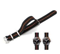 Niziruoup Elastic Nylon Watch Strap 18mm 20mm 22mm Military Nato Style One-Piece Military Nylon Parachute Watch Band Replacement Band Strap Elastic Nylon Watchbands for Men Women