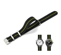 Niziruoup Elastic Nylon Watch Strap 18mm 20mm 22mm Military NATO Style One-Piece Military Nylon Parachute Watch Band Replacement Band Strap Elastic Nylon Watchbands for Men Women