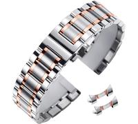 Niziruoup Stainless Steel Watch Strap 14mm 15mm 16mm 17mm 18mm 19mm 21mm 20mm 22mm 23mm 24mm Watch Bracelet Metal Watch Band Universal Smartwatch Replacement Band Strap for Men Women