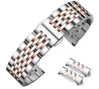 Niziruoup Watch Strap Stainless Steel Watch Band Curved End 14mm 16mm 18mm 19mm 21mm 20mm 22mm 23mm 24mm Watchband Premium Metal Watch Bracelet Universal Replacement Band Strap for Men Women