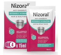 Nizoral Anti-Dandruff Intensely Hydrating Hair Mask 4X15ml, Protects against Dandruff and Leaves you with Soft, Shiny, Nourished Hair - Contains Argon Oil and Coconut Oil