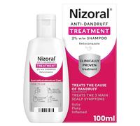Nizoral Anti-Dandruff Treatment Shampoo, Treats and Prevents Dandruff, Clinically Proven to Control Itchy & Flaky Scalps, Contains Ketoconazole, 1 x 100ml