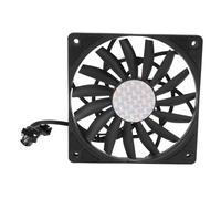 NIZUUONE 120 Mm 4Pin PWM Ventilator Fans MFDB MFDB Dynamic 500 -Rpm Druklager/Min At 1800 Rpm/Min PC Cooling Fan for PC for Computer Cover Computer Cover (Black)