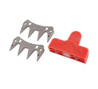 NIZUUONE 2 PCs Efficient Knife in Wool in Stainless Steel Wool with Precise Cut for Alpaca and Goats, Spare Sheets Scissors for the Sheep Easy Care