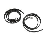 NIZUUONE 2PCS Equestrian Stirrup Straps Microfiber Hobble Straps with Stainless Steel Buckles for Horse Riding Equestrian Gear Horse Tack (Black)