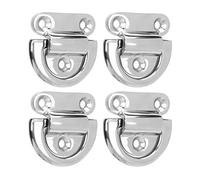 NIZUUONE 316 The Level of Stainless Stainless Steel Folding Pussinet to Configure Yachts, D Connection Rings for The Sea Water Environment
