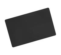 NIZUUONE 50Pcs 5 Colors Impressive Blanks Laser Mark Engraved Metal Smooth Business Visiting Name Cards for Networking Events (Black)