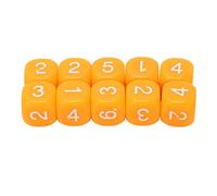 NIZUUONE 6 Pages Number Says Corner Round Bast Sett Game -Colorful Teaching Tools Safe Operation for the Purpose of Education (Orange)
