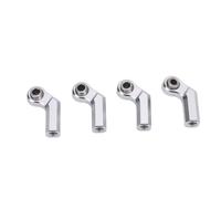 NIZUUONE Alta Metal Speed 4 PC for the Auto League RC M4 7.0 Mm Filet Speak for Car Model (Silver)