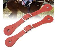 NIZUUONE Authentic Leather Curve Smooth Metal in Adjustable Metal for Outdoor Sports (Brown)