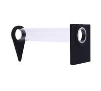 NIZUUONE Billiard Stroke Trainer,Pool Aiming Practice Tool Billiard Pool Locator Acrylic Transparent Pipe with 2 Adjusters for High Medium Low Strokes Training