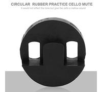 NIZUUONE Cello Mute Rubber Practice Mute Cello Silencer High-Density Acoustic Rubber Tone Protection Non-Slip Design Easy to Install with Weighted Base for Musical Instruments
