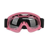 NIZUUONE Children Dirt Bike -Glasses Impact Protection of UV Motorcycles -Glasses for External Tees, Suitable for ATV of Ski Children (Roseate)