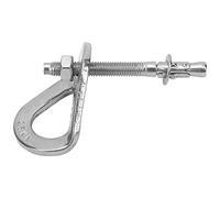 NIZUUONE Climbing Anchor, Climbing Hanger, Mother, Stainless Steel Climbing Anchor, Screw Set for Climbing Anchor, Anchor Hanger, Mounting Bolts for Outdoor Rocks for Hanging, Climbing
